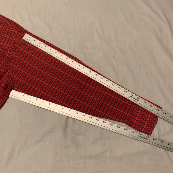 DeeCee Rangers XL Western Shirt Pearl Snaps Red 17 17 1/2 Long Sleeve USA - Picture 8 of 8